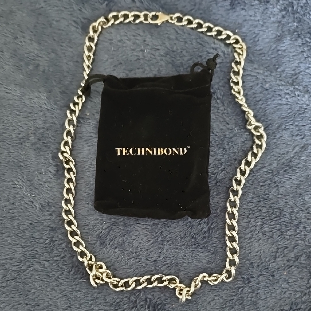 11 Inch Technibond Silver Chain Necklace